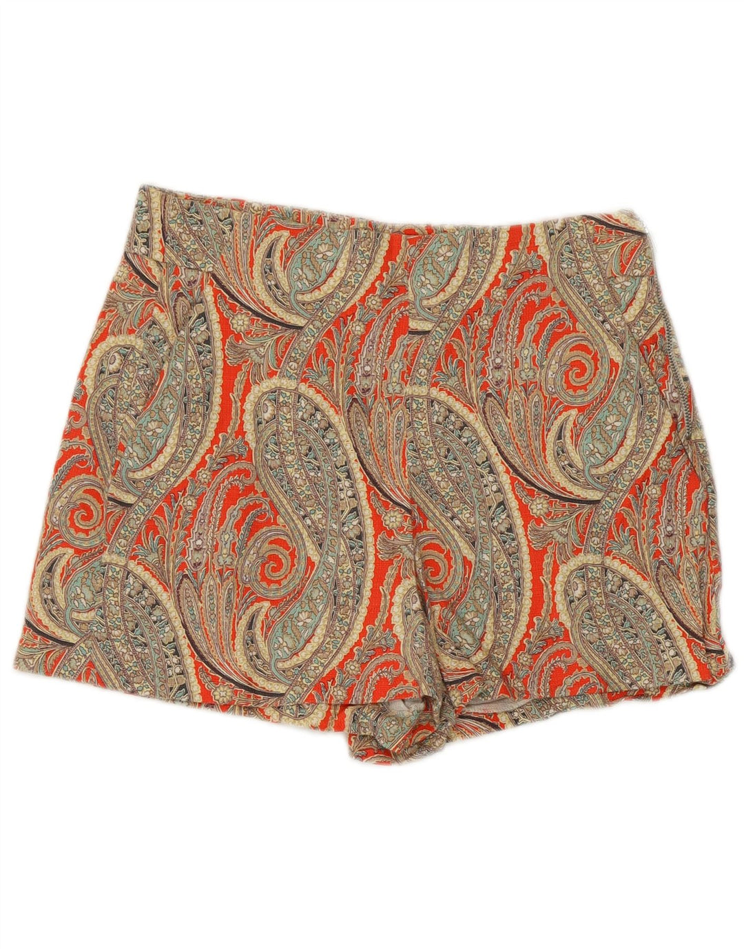 ZARA Dameshorts Medium W28 Flerfarvet Paisley Bomuld
