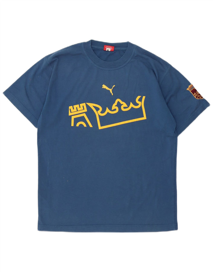 Puma Herre grafisk T-shirt Top Medium Blue
