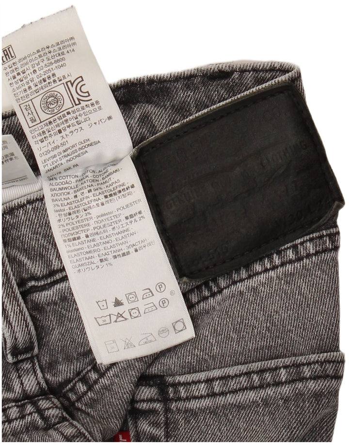 LEVI'S Herre 510 Skinny Jeans W30 L34 Grå Bomuld