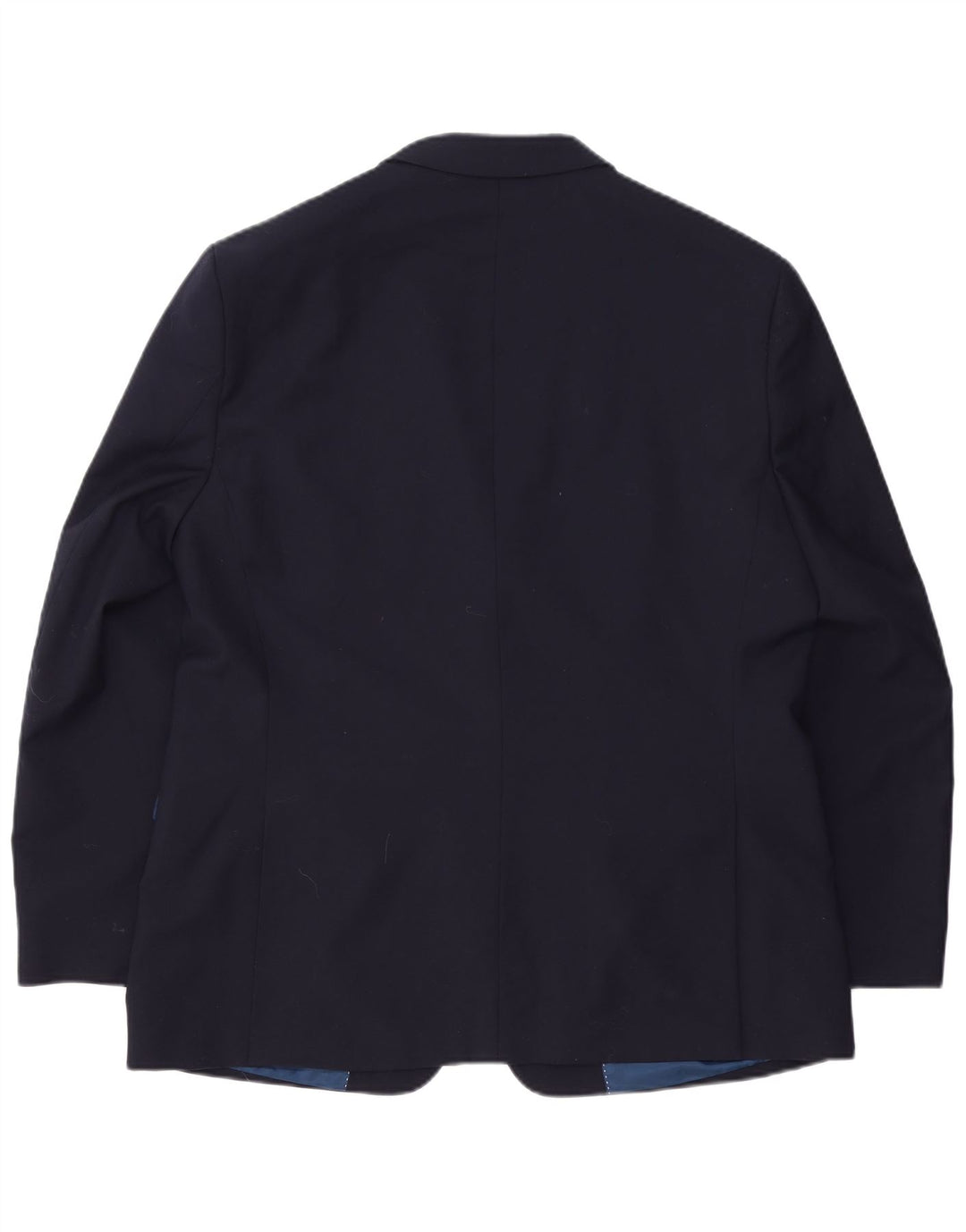 Tommy Hilfiger Herre 2 Button Blazer Jacket UK 44 2XL Navy Blue Wool