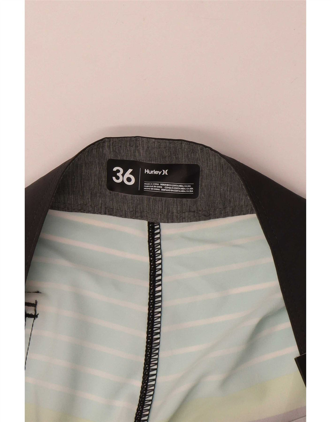 Hurley Herre Phantom svømmeshorts Stor sort farveblok