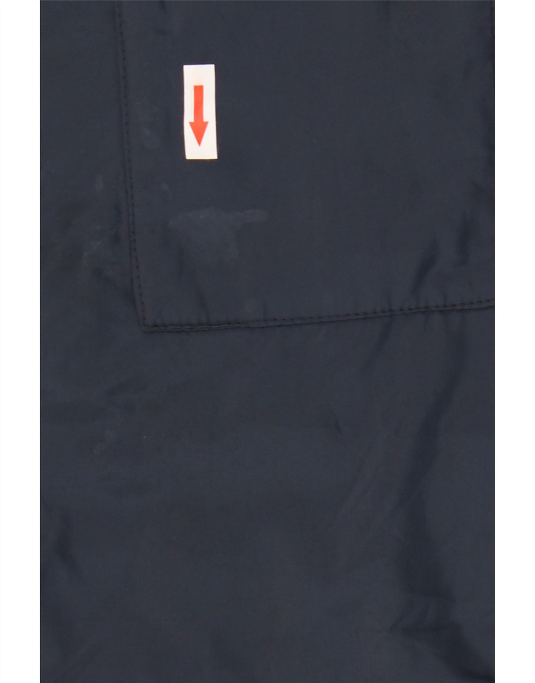 Zara Herre Windbreaker Jacket UK 42 XL Navy Blue Polyester