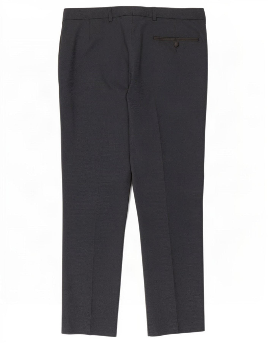 Marks & Spencer Herre Slim Fit Casual Bukser W34 L29 Marineblå Polyester