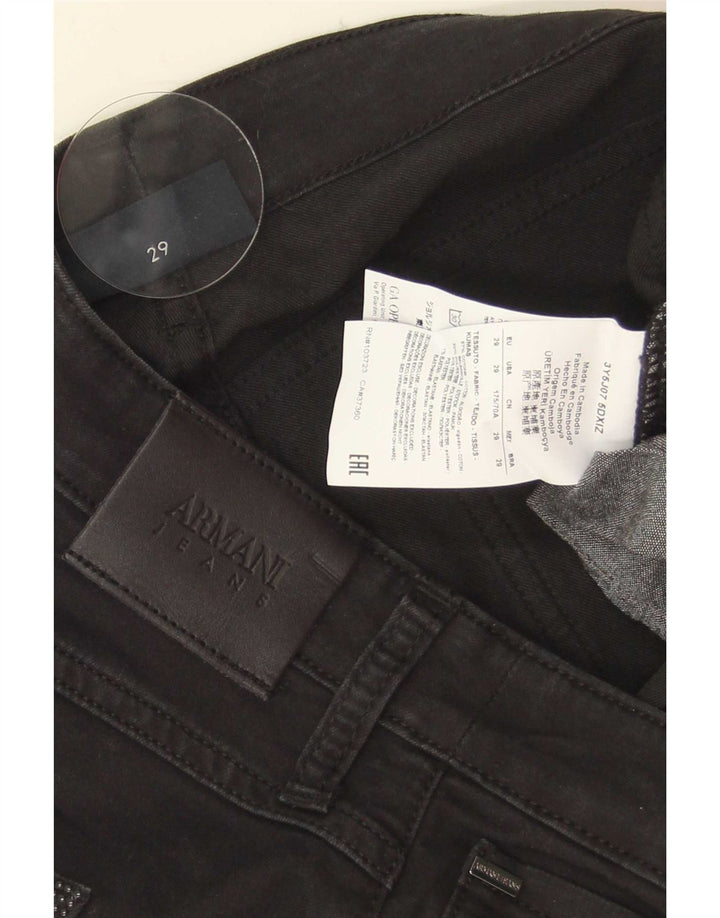 Armani Dame Flared Jeans W29 L35 Sort Bomuld