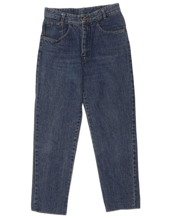 Mash Dame Højtaljede Jeans IT 46 Large W30 L28 Blå Bomuld