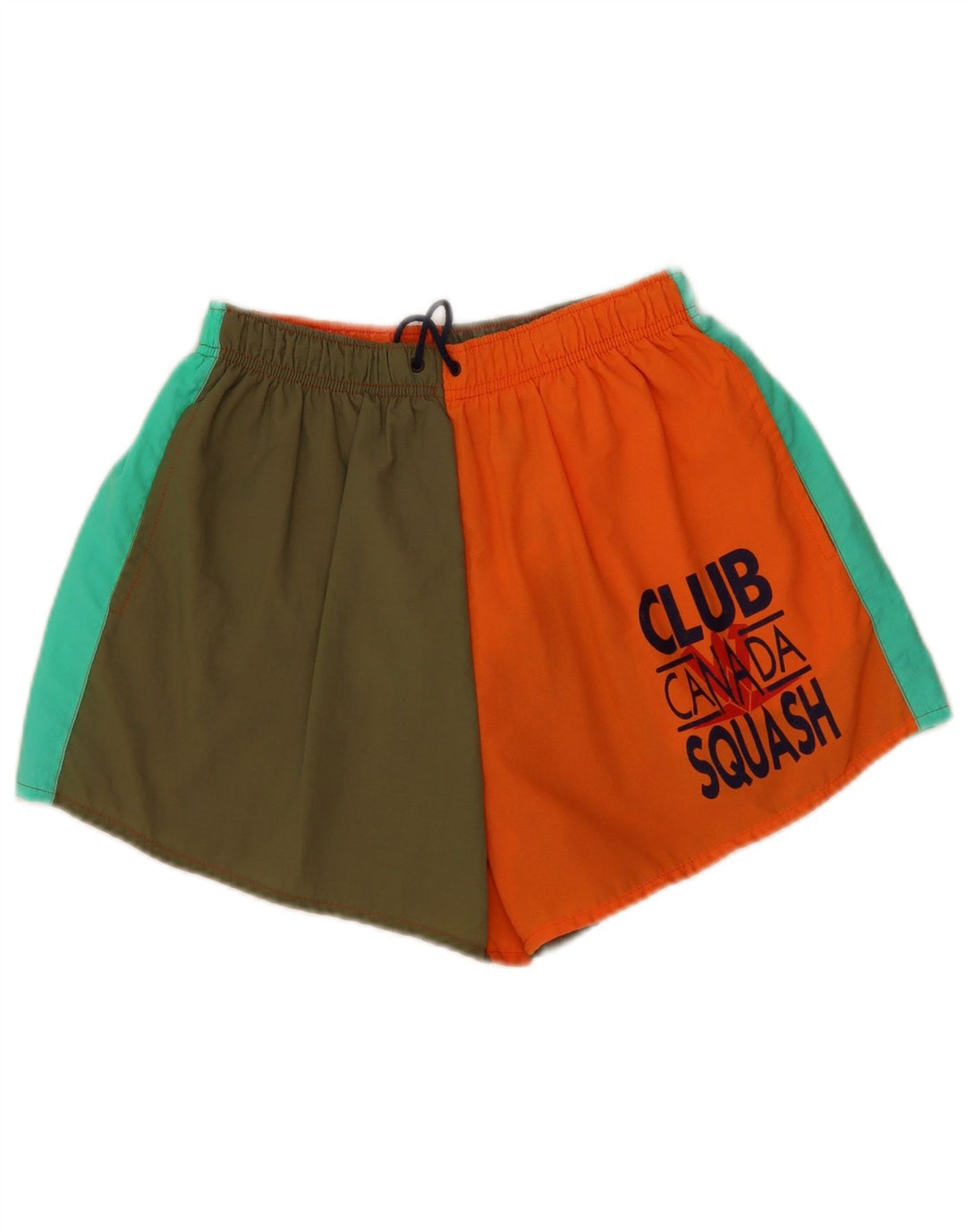 Vintage Herre grafiske sportsshorts Små flerfarvede Colourblock