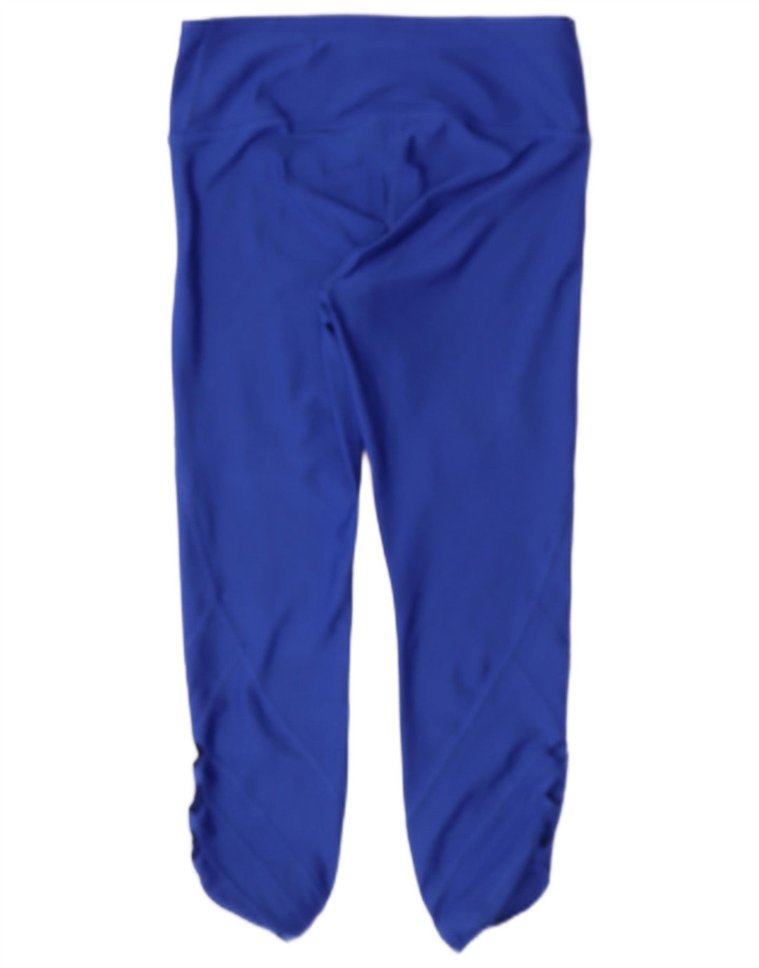UNDER ARMOUR Womens Heat Gear Crop Leggings UK 12 Medium Blue Polyester