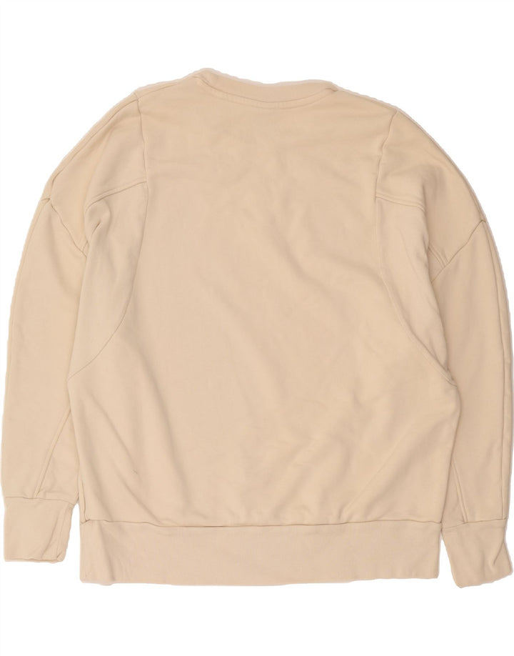 ADIDAS Mens Sweatshirt Jumper XL Beige Cotton Vintage Adidas and Second-Hand Adidas from Messina Hembry 