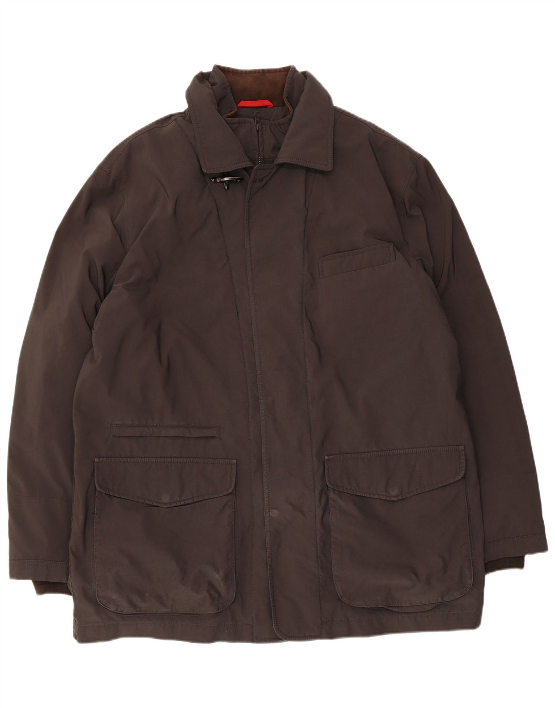 Fay Mens Windbreaker Jacket UK 42 XL Grå Polyamid
