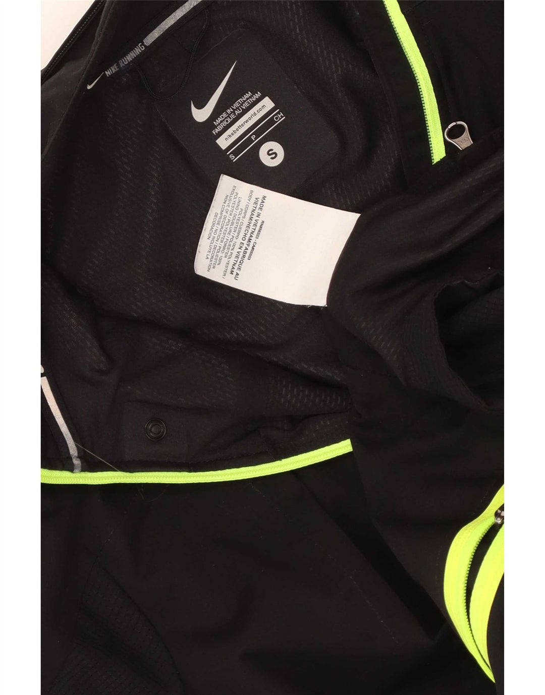 Nike træningsdragt til mænd, topjakke, lille sort polyester