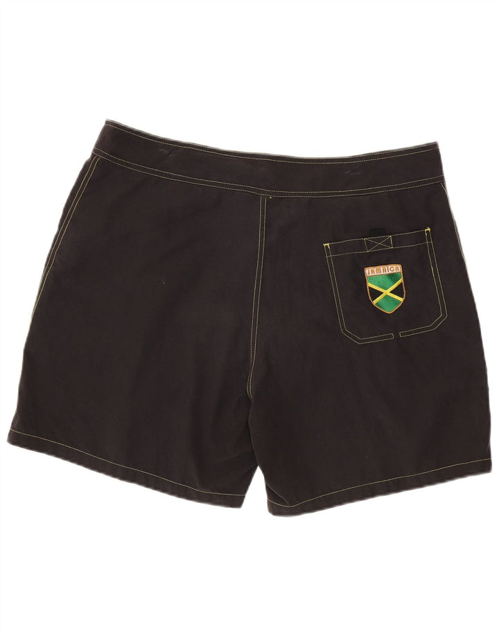 Puma Herre Jamaica grafiske svømmeshorts XL sort polyester