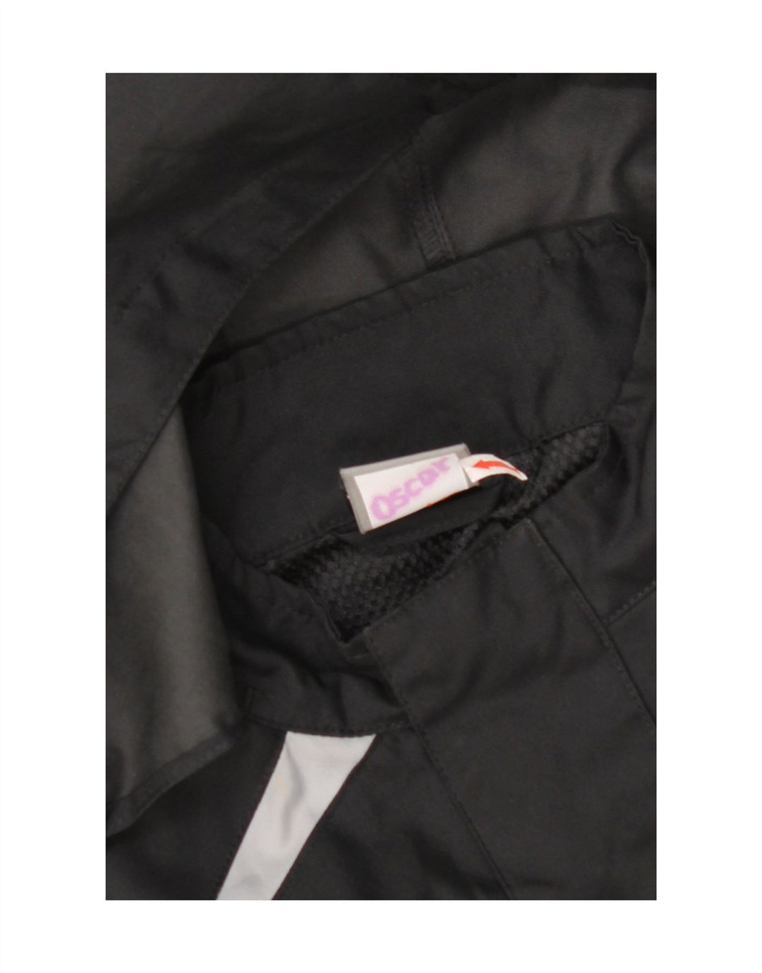 NIKE Regnjakke med hætte til drenge 12-13 år Stor sort Colourblock Polyester