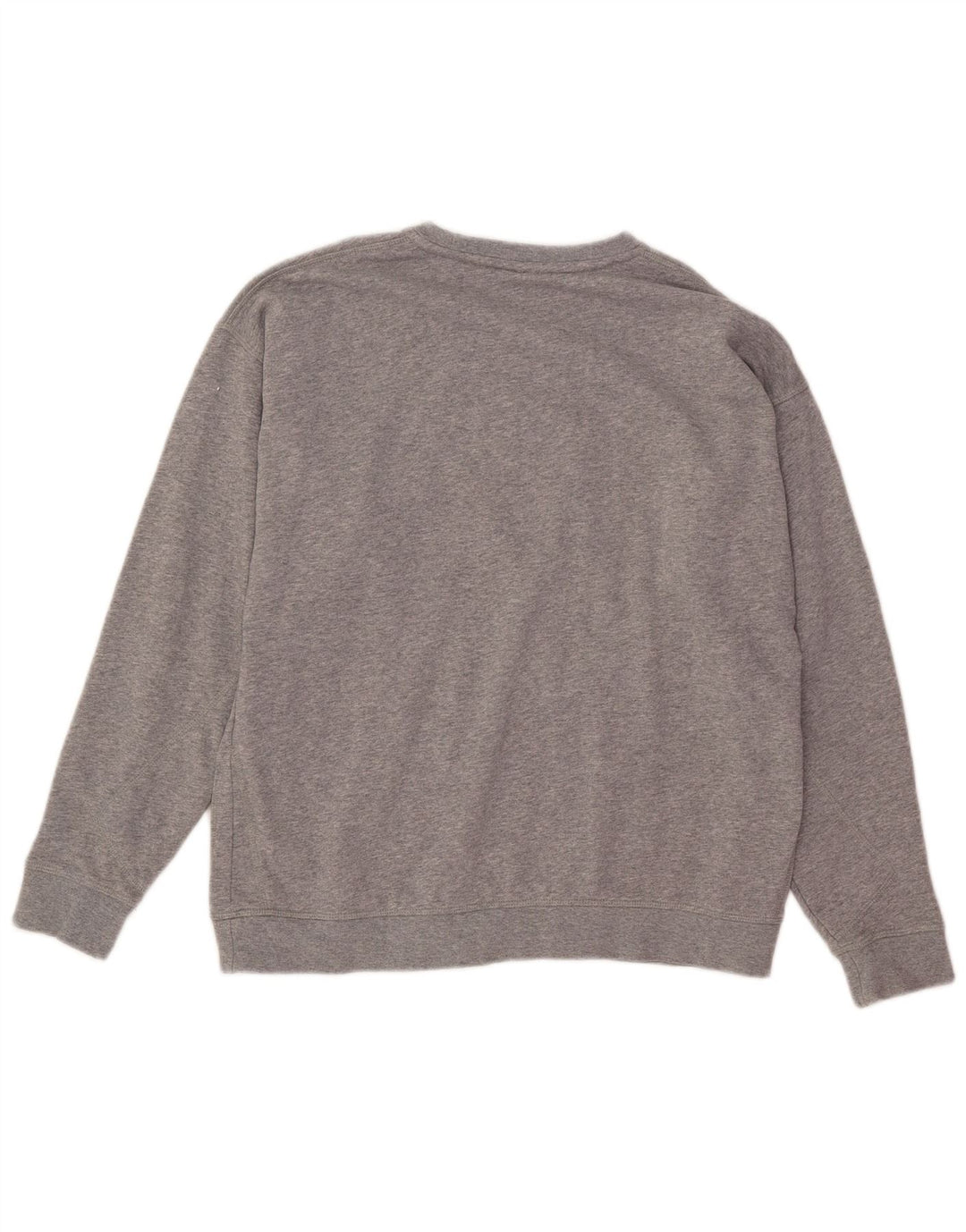 Nike Dame Grafisk Sweatshirt Jumper UK 18 XL Grå Bomuld