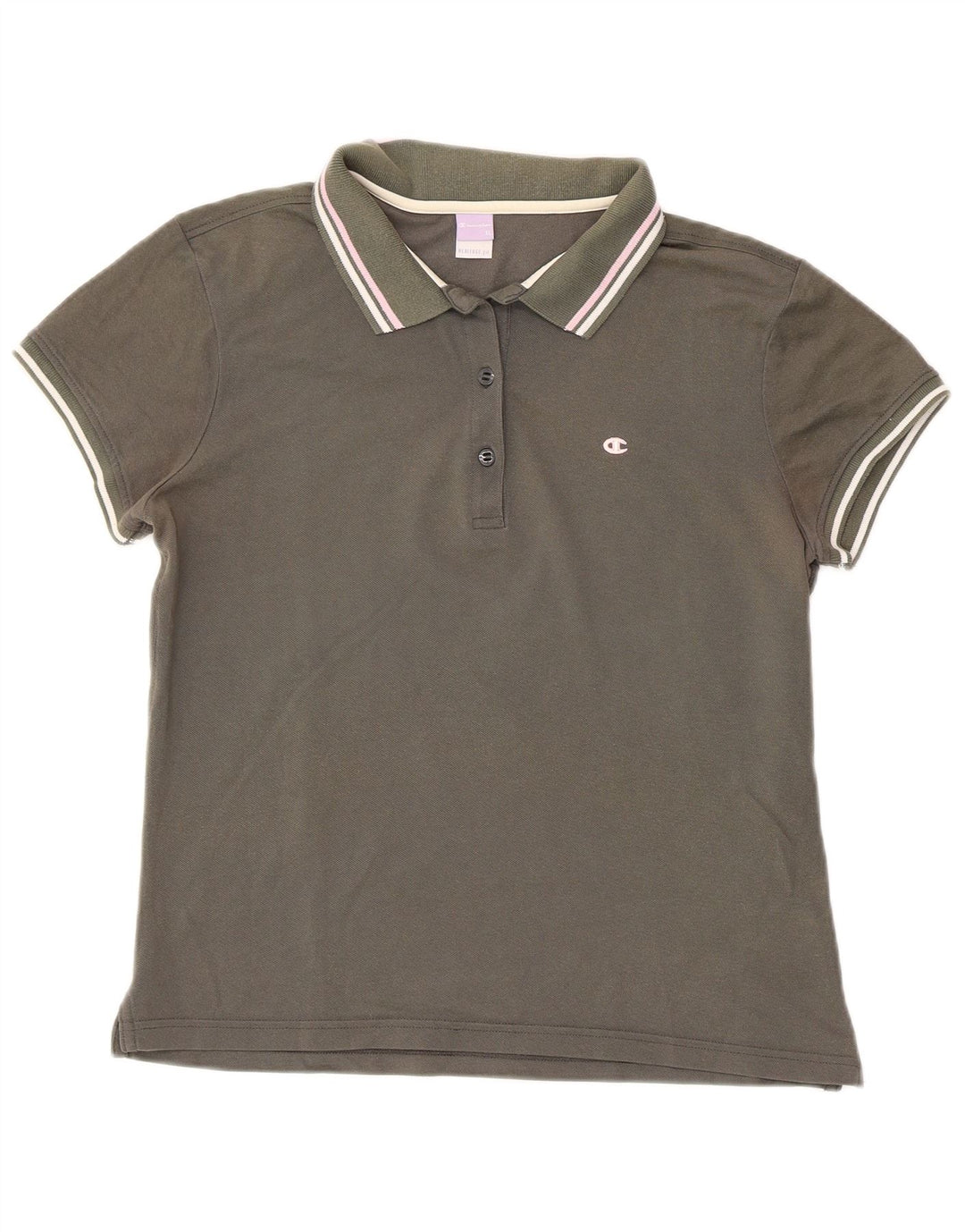 CHAMPION Dame Heritage Fit Polo Shirt UK 18 XL Grøn