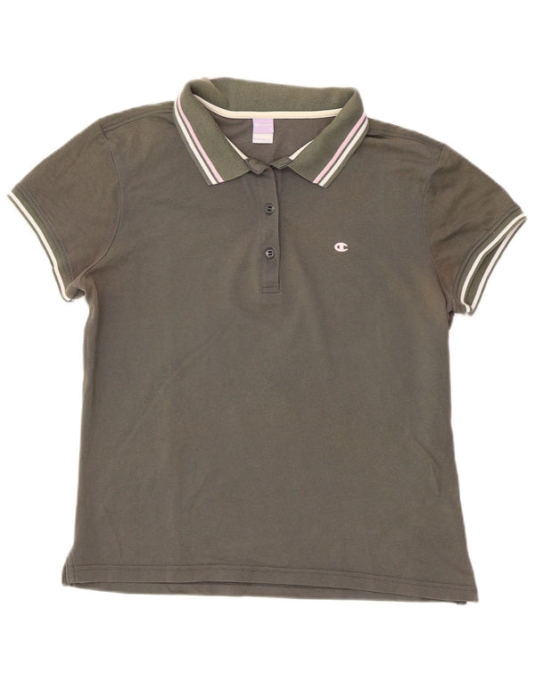 CHAMPION Dame Heritage Fit Polo Shirt UK 18 XL Grøn