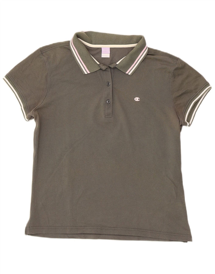 CHAMPION Dame Heritage Fit Polo Shirt UK 18 XL Grøn