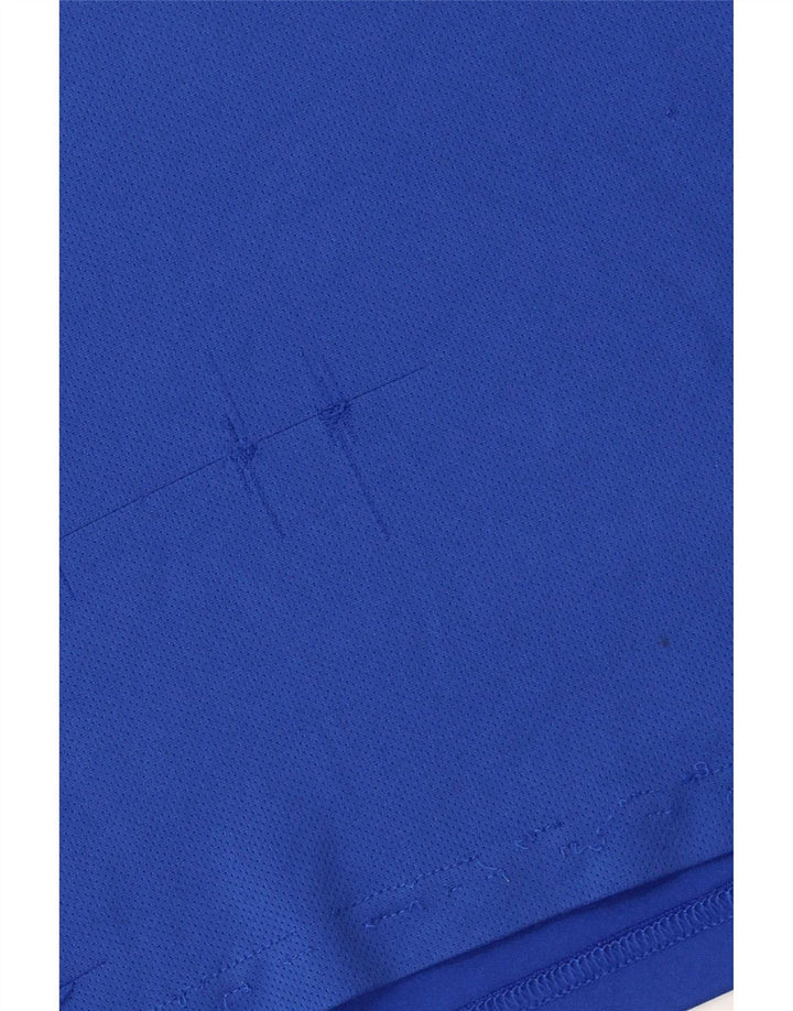 Adidas Boys Aeroready T-Shirt Top 8-9 År Blå Polyester