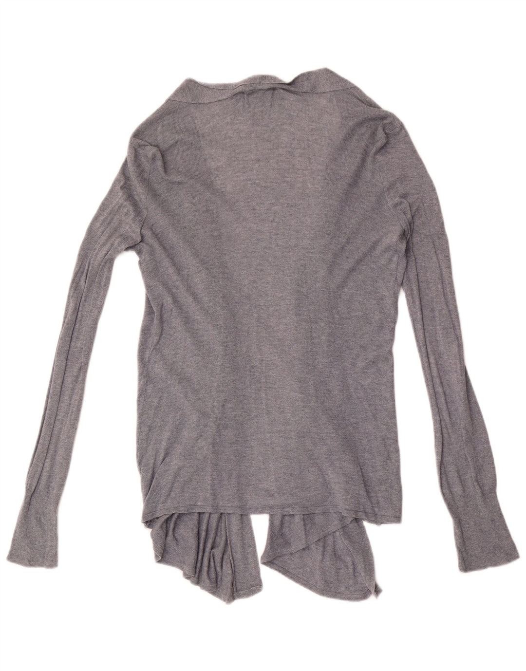 Zara Womens Open Cardigan Sweater UK 12 Medium Grey