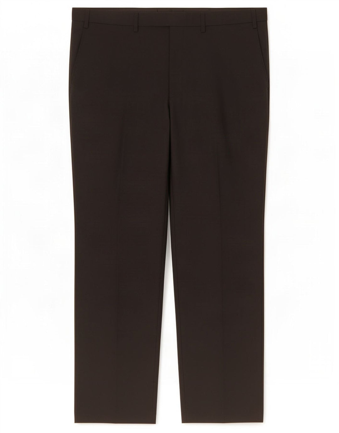Marks & Spencer Herre Regular Suit Bukser W40 L31 Sort Polyester