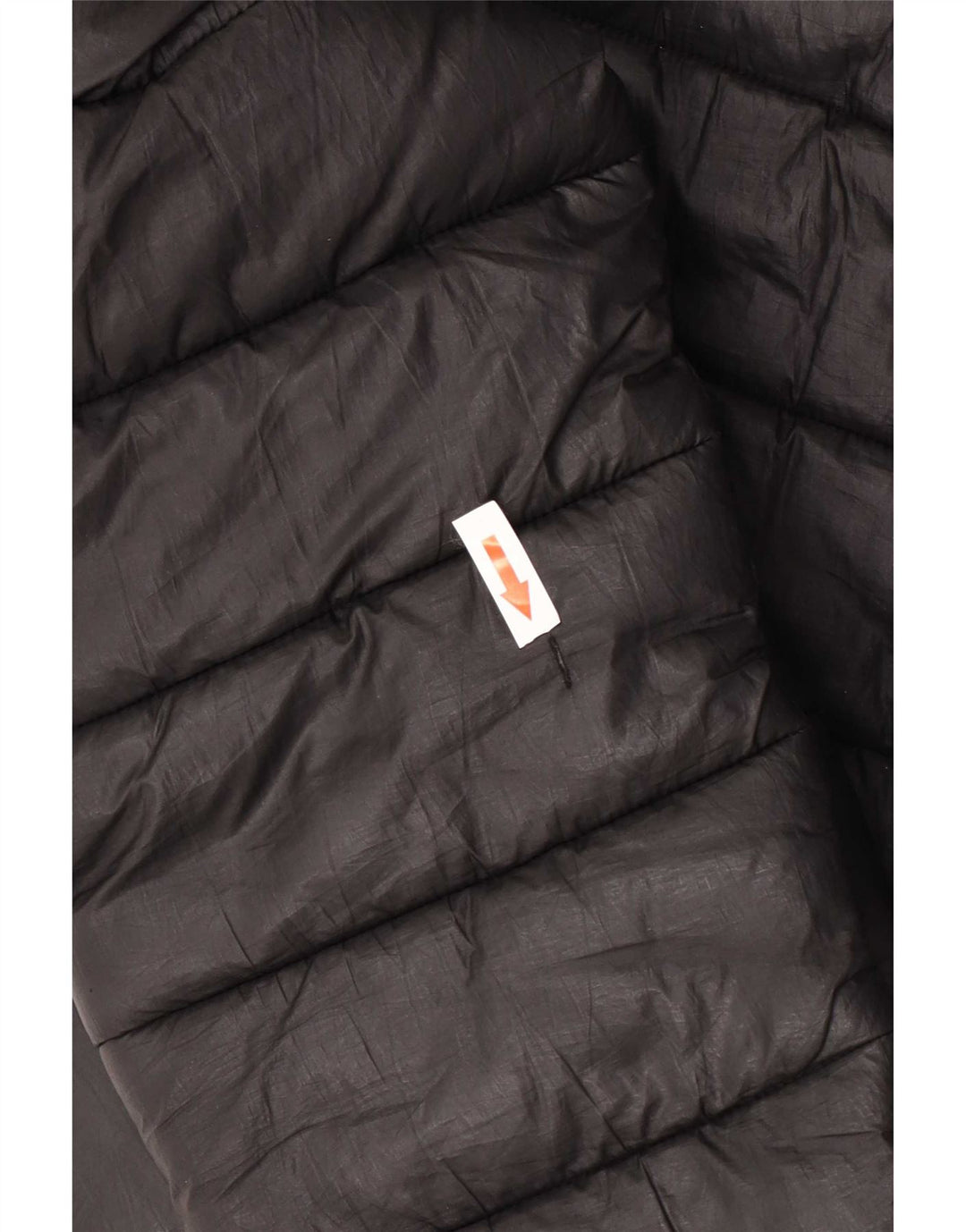 Champion Dame Hætte Polstret Jakke UK 12 Medium Sort Polyester