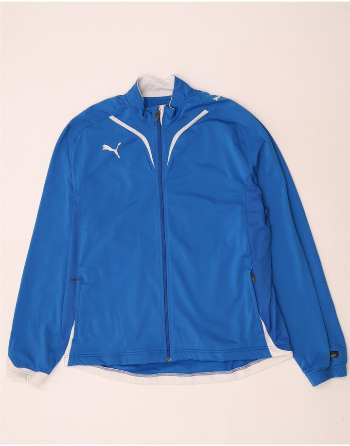 Puma Træningsdragt Topjakke til mænd 2XL Blå Colourblock Polyester
