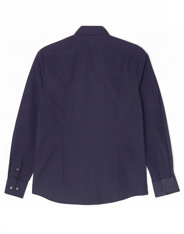 Hugo Boss Herre Slim Fit skjorte str. 40 15 3/4 Medium Navyblå