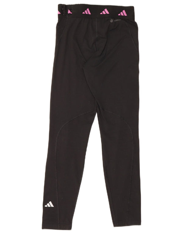Adidas Girls Aeroready Graphic Leggings 13-14 år Sort polyester