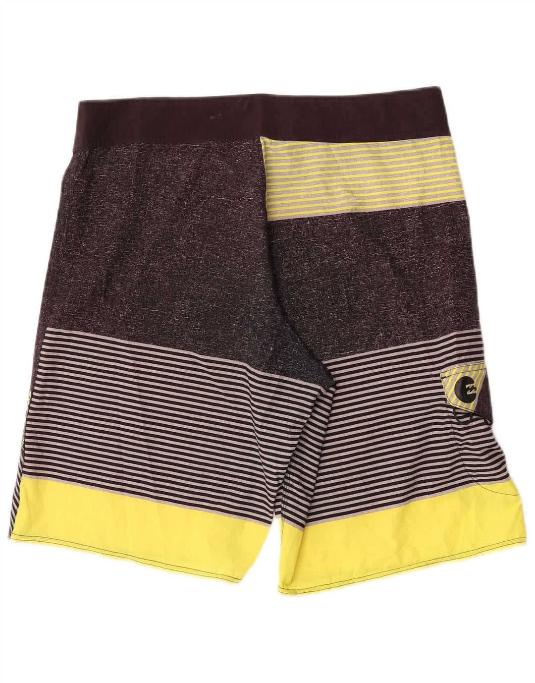 Billabong Badeshorts til mænd, store gråstribede polyester
