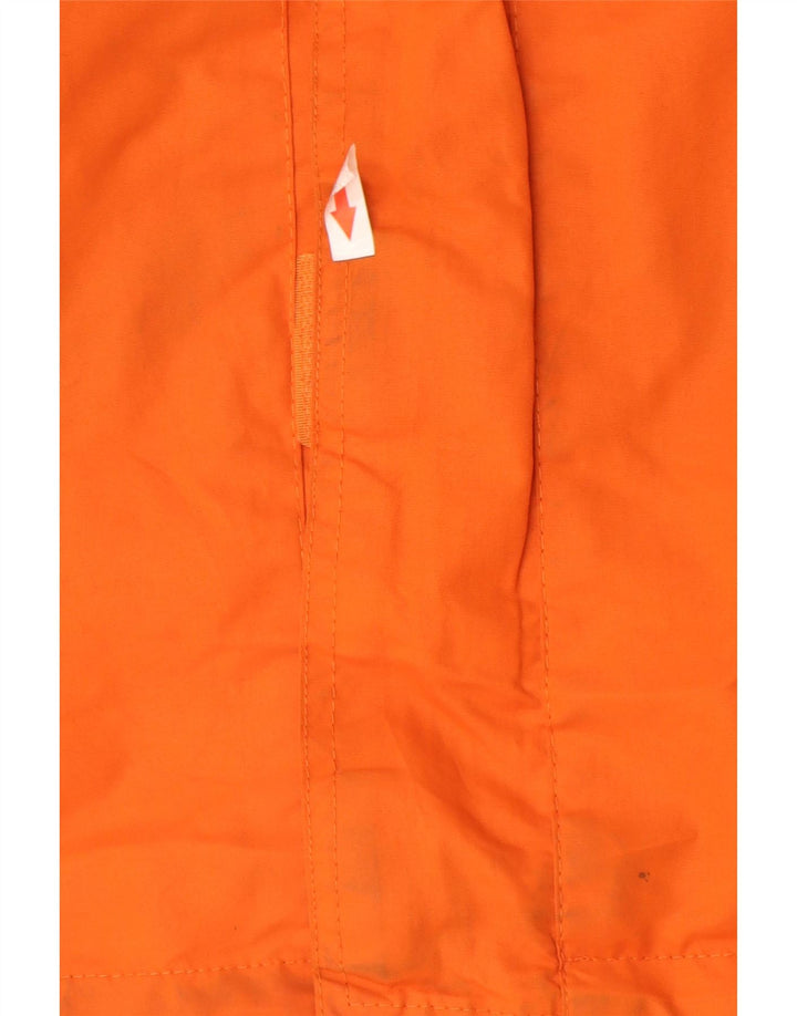 Mountain Warehouse Regnjakke med hætte til mænd UK 38 Medium Orange Polyester