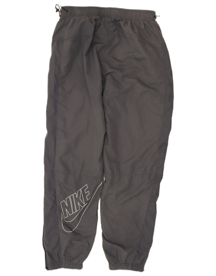 NIKE Mens Graphic Tracksuit Trousers Joggers Medium  Grey Polyester