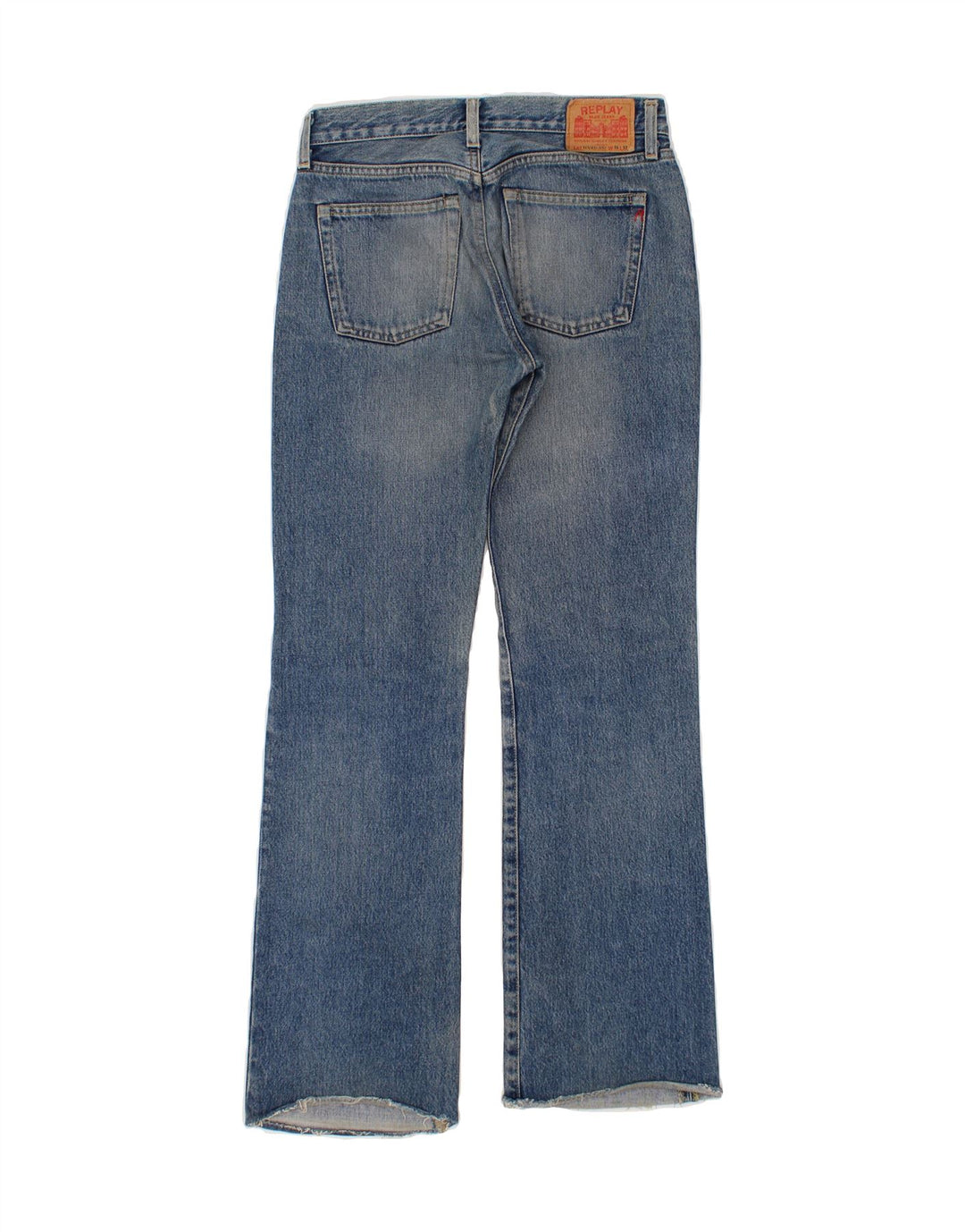 REPLAY Womens Bootcut Jeans W26 L32 Blue Vintage Replay and Second-Hand Replay from Messina Hembry 