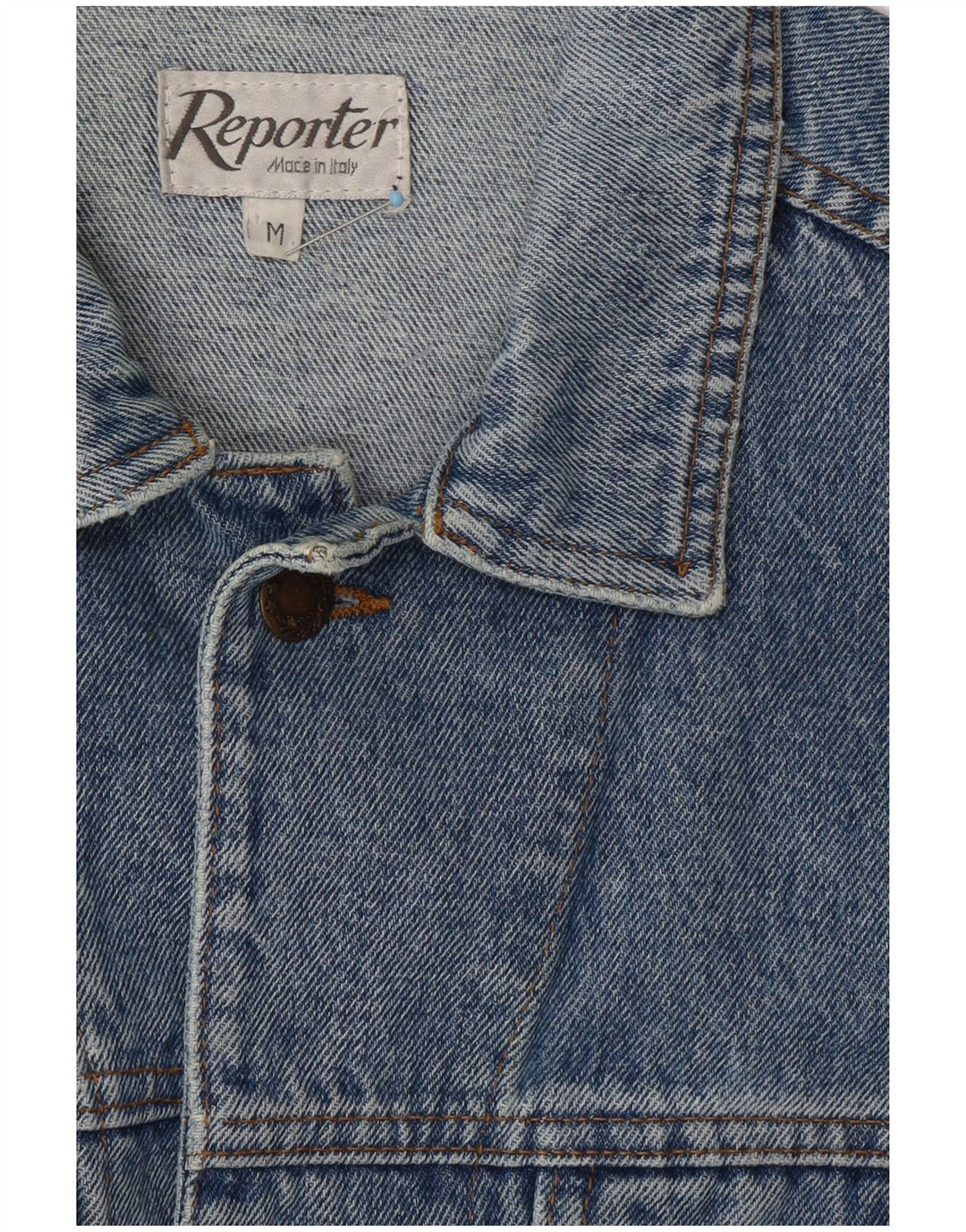 REPORTER Herre denimjakke UK 38 Medium Blue