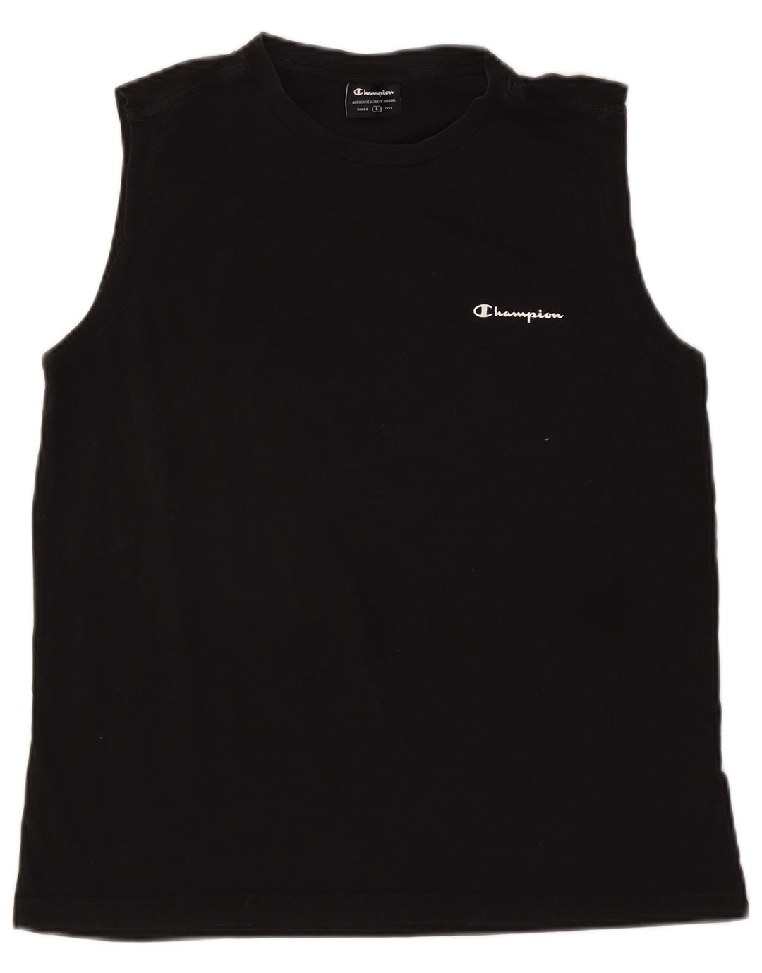 Champion Damevest Top UK 16 Large Black Bomuld