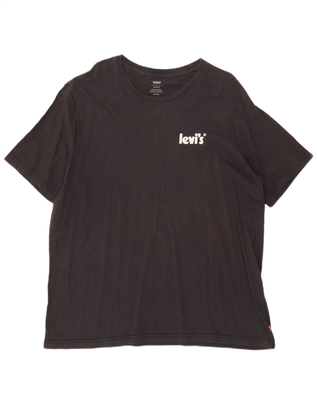 Levi's Herre Relaxed Graphic T-Shirt Top XL Sort