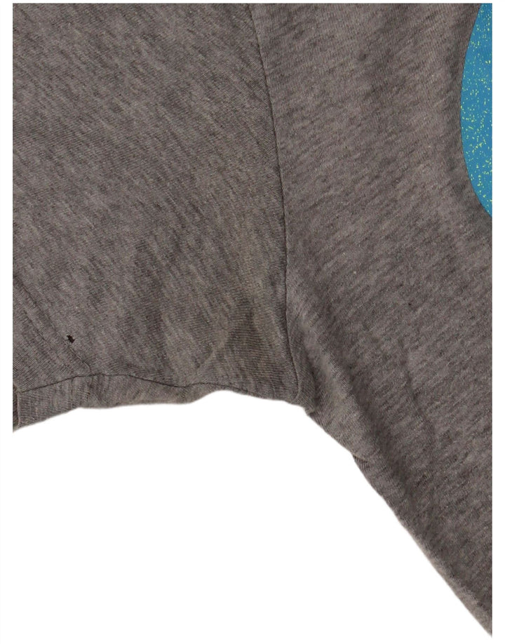 NIKE Herre Regular Fit grafisk T-shirt Top XS Grå