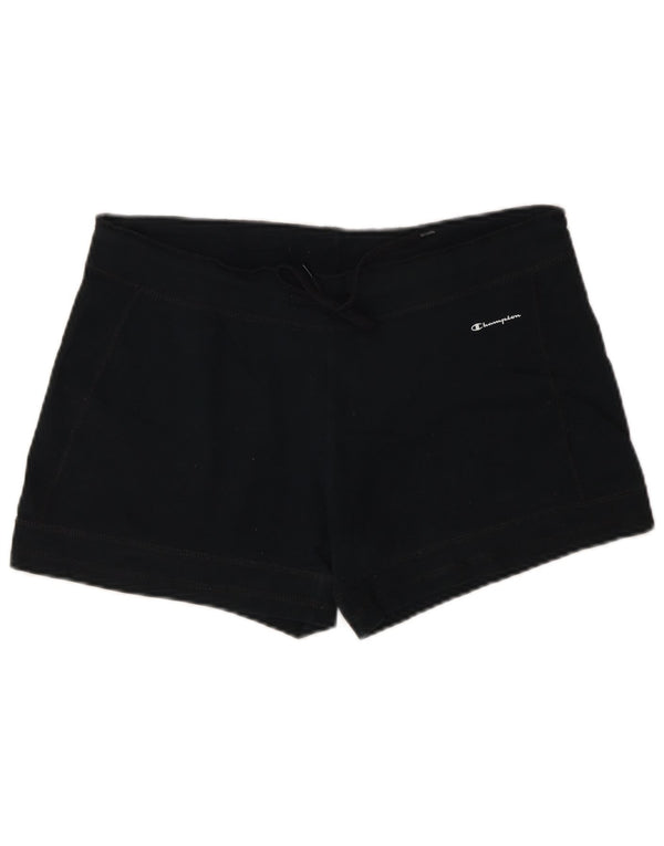Champion Womens Heritage Classics Sportsshorts UK 10 Small Black Bomuld