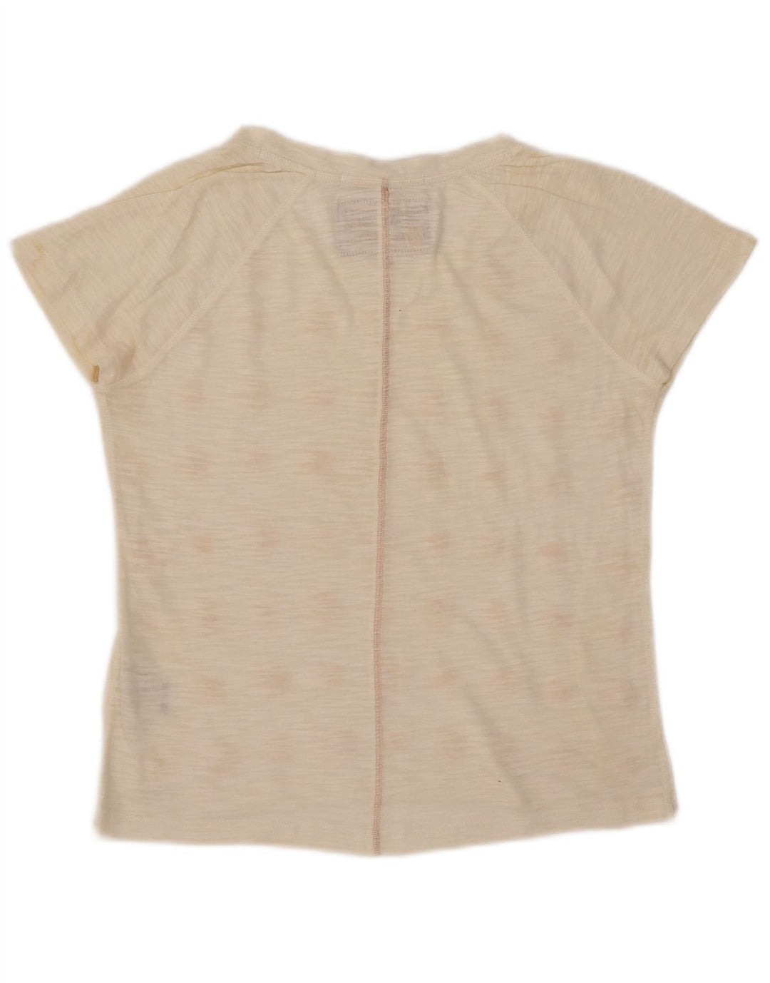 SUPERDRY T-shirt top til kvinder UK 10 Lille hvid bomuld