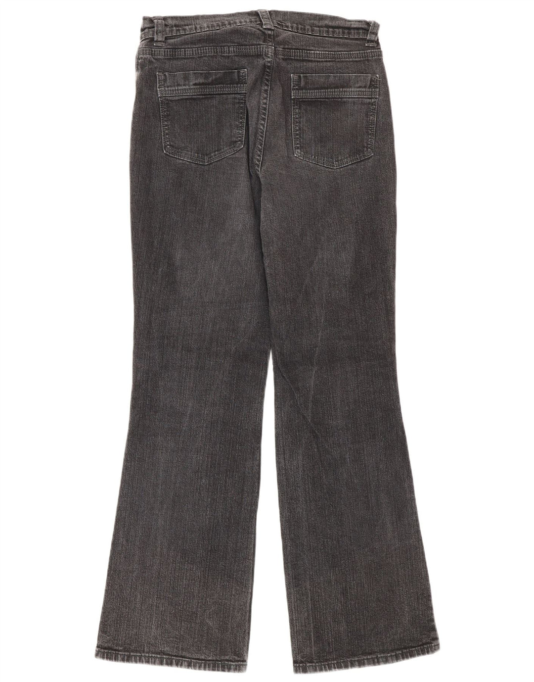 Marks & Spencer Dame Bootcut Jeans UK 10 Small W27 L29 Black Bomuld