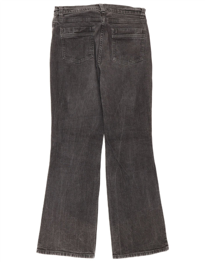 Marks & Spencer Dame Bootcut Jeans UK 10 Small W27 L29 Black Bomuld