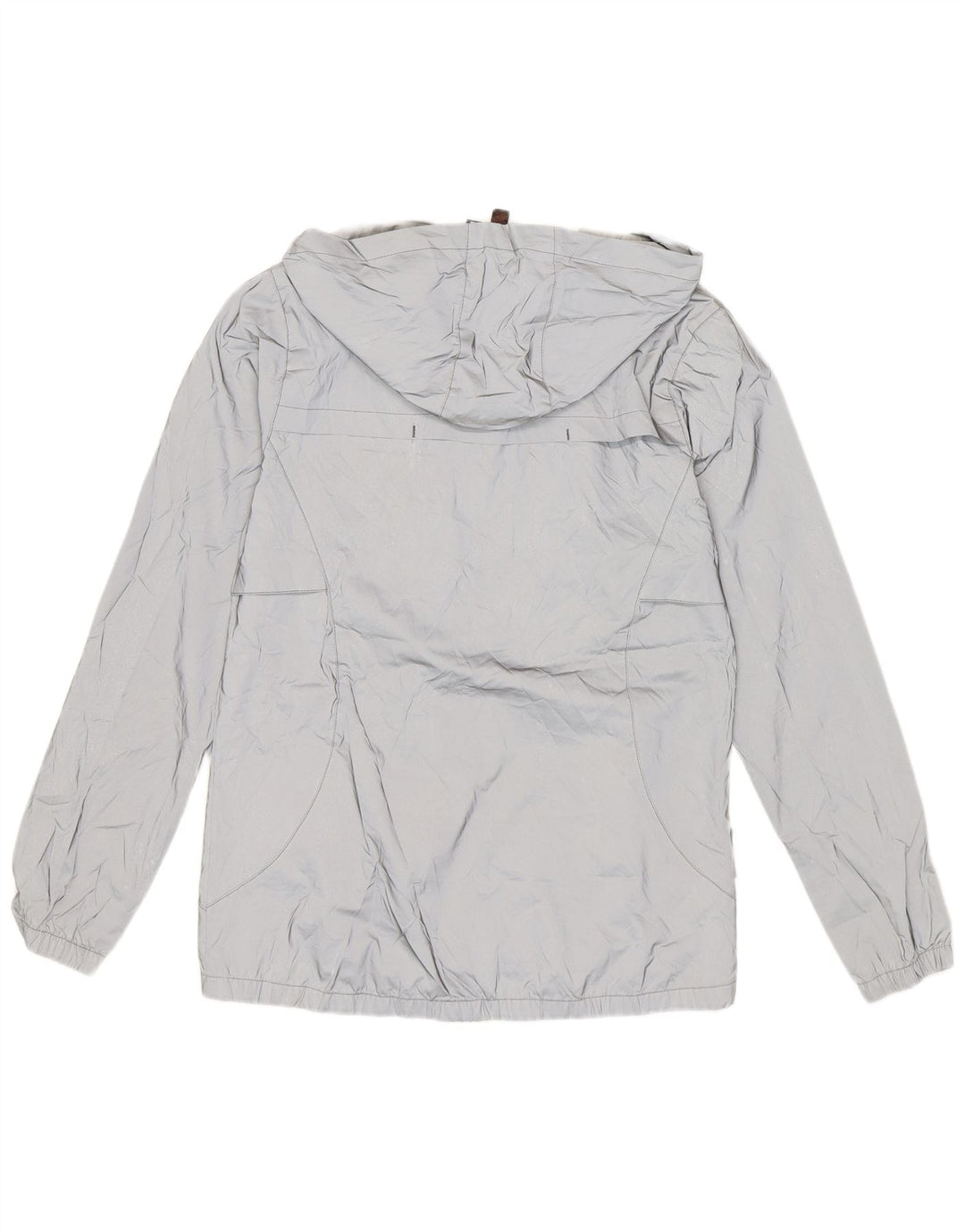 Mountain Warehouse Dame Regnjakke med hætte UK 12 Medium Grå Polyester