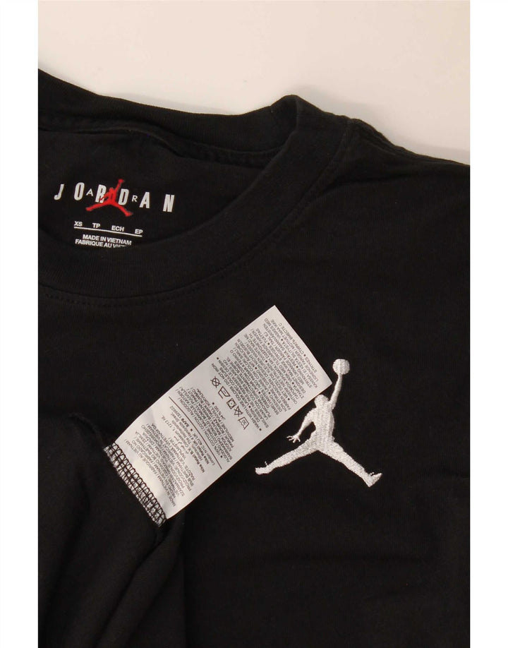 Jordan T-shirt top XS sort bomuld