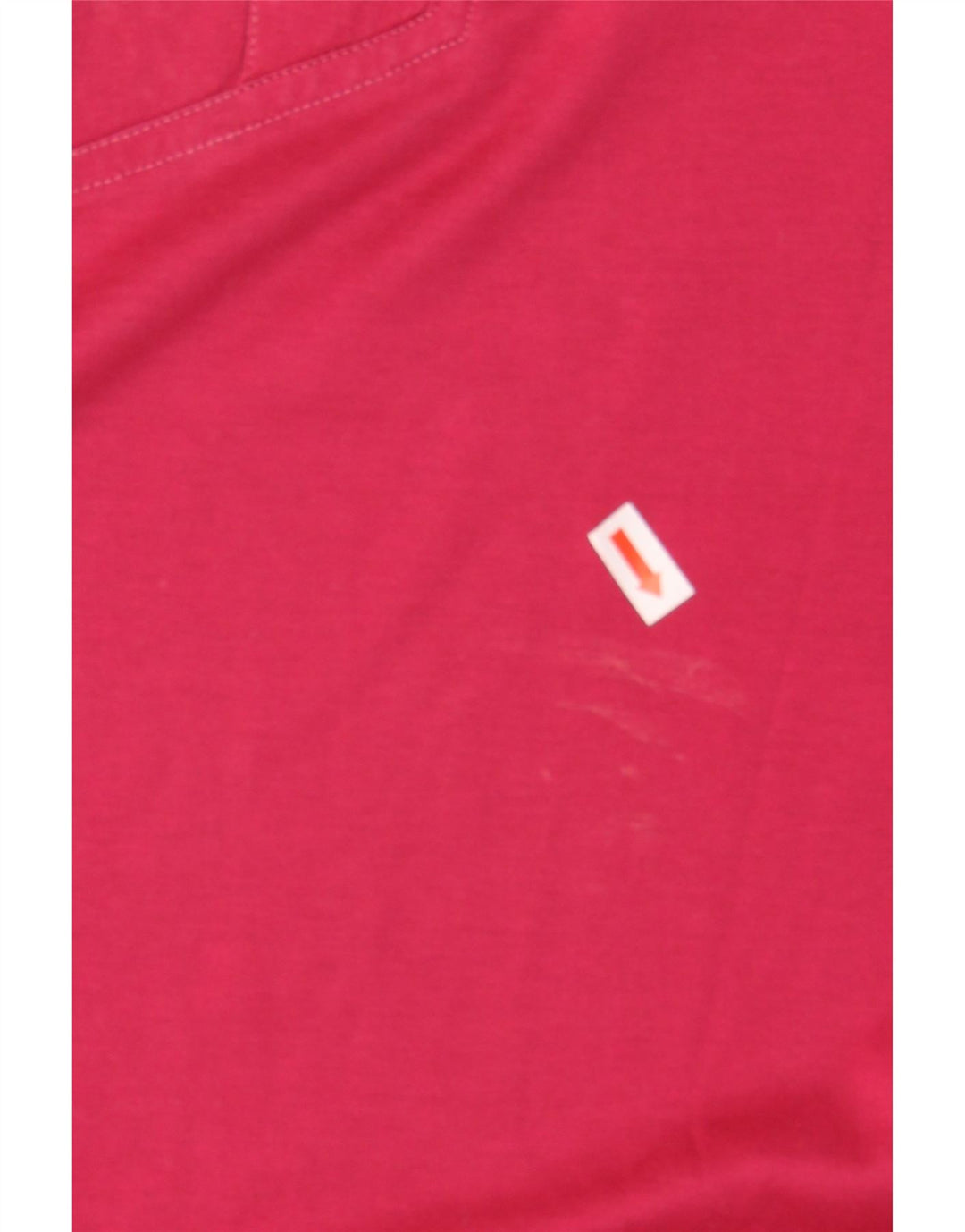 VINTAGE Womens T-Shirt Top UK 12 Medium Pink Vintage Vintage and Second-Hand Vintage from Messina Hembry 