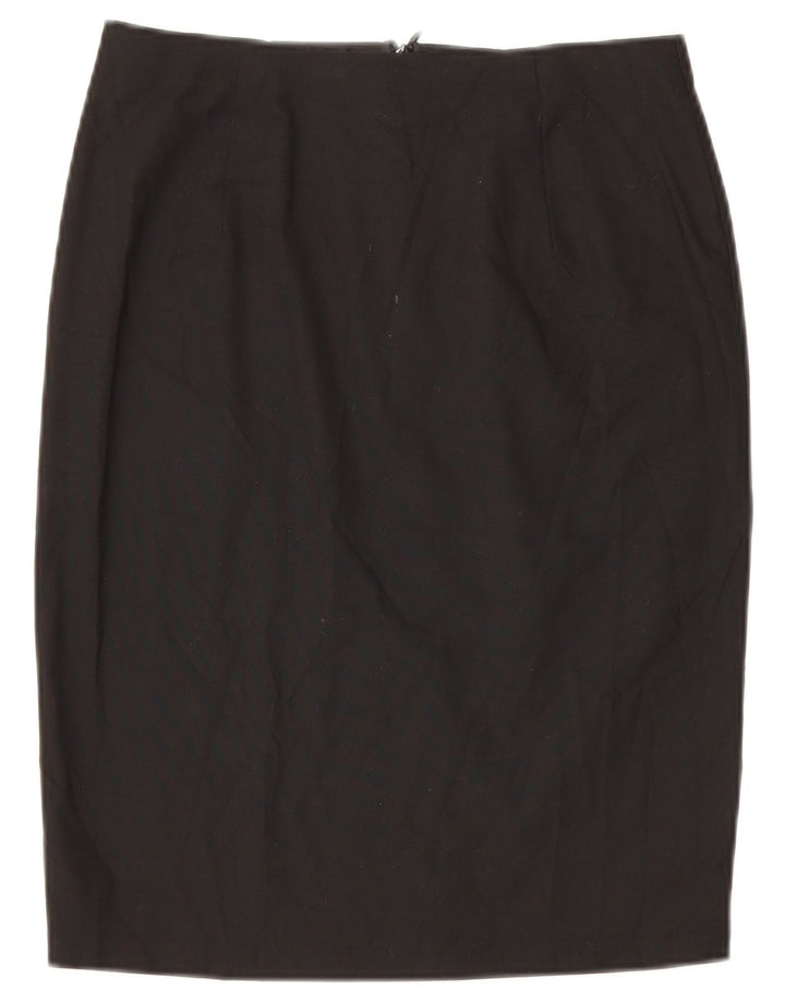 Marks & Spencer Girls Pencil Skirt 15-16 år W29 Sort Polyester