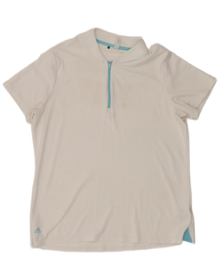 Adidas Herre T-Shirt Top XL Hvid Polyester