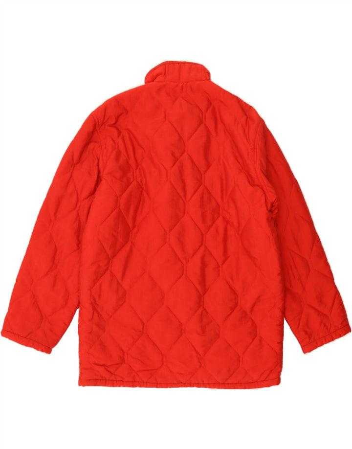 MASH Mens Padded Jacket UK 38 Medium Red Vintage Mash and Second-Hand Mash from Messina Hembry 