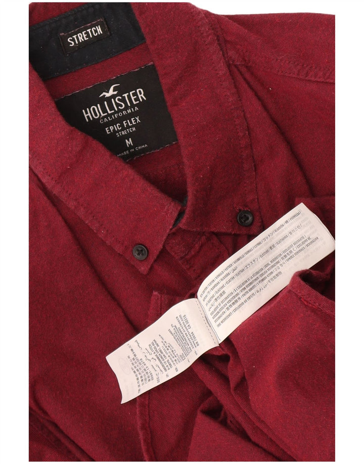 Hollister Herreskjorte Medium Bourgogne bomuld