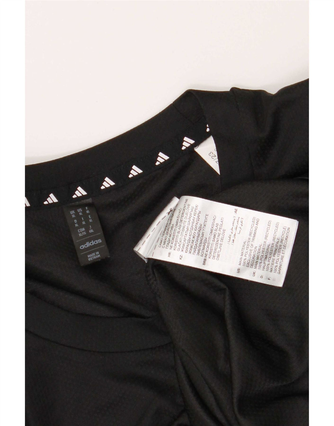 Adidas Herre Aeroready T-Shirt Top XL Sort Polyester