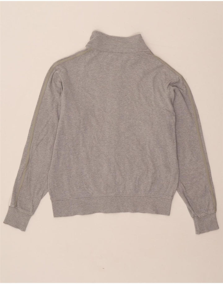 Champion Womens Oversized Tracksuit Top Jacket UK 10 Small Grey Flecked
