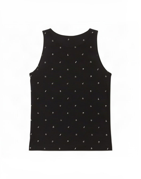 Carhartt Boys Vest Top 15-16 år XL Sort plettet bomuld
