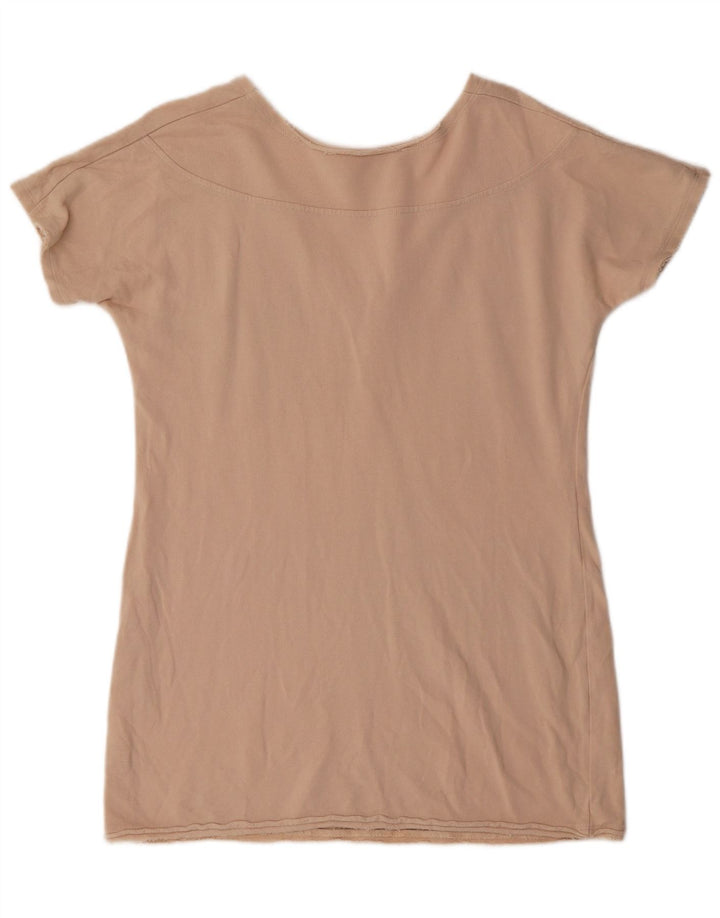 Elisabetta Franchi Damebluse Top IT 42 Medium Beige Bomuld